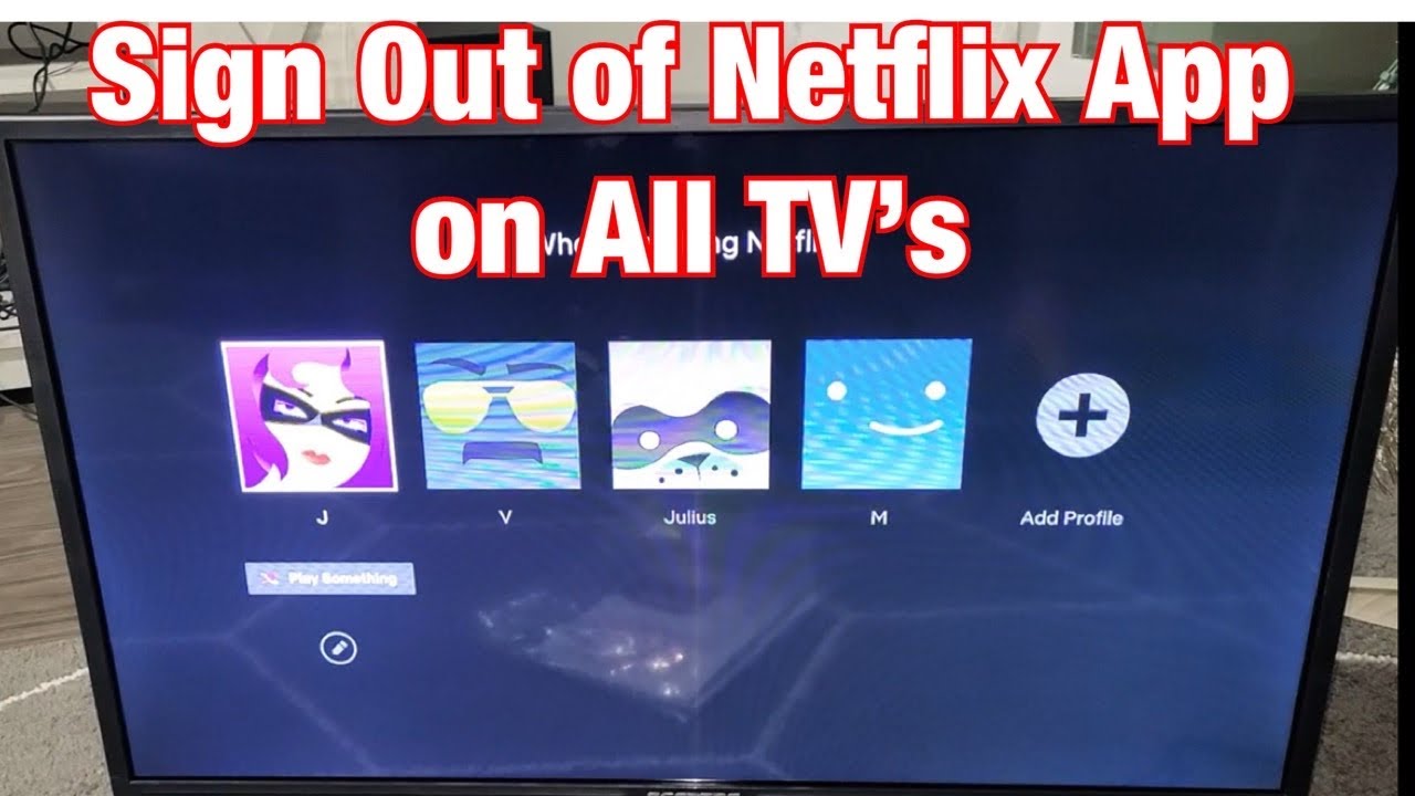 How to sign out of Netflix on TV